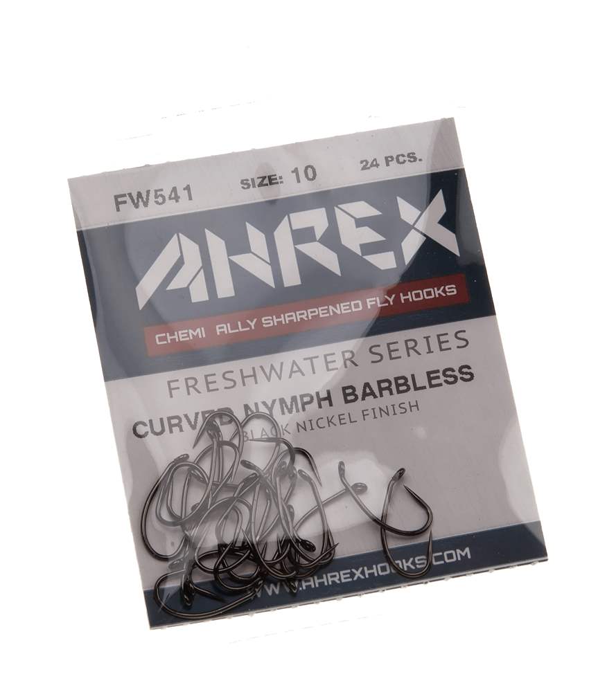 Ahrex FW541 Curved Nymph Barbless #10